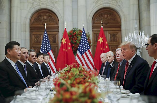 US-Pärsident Donald Trump mit China