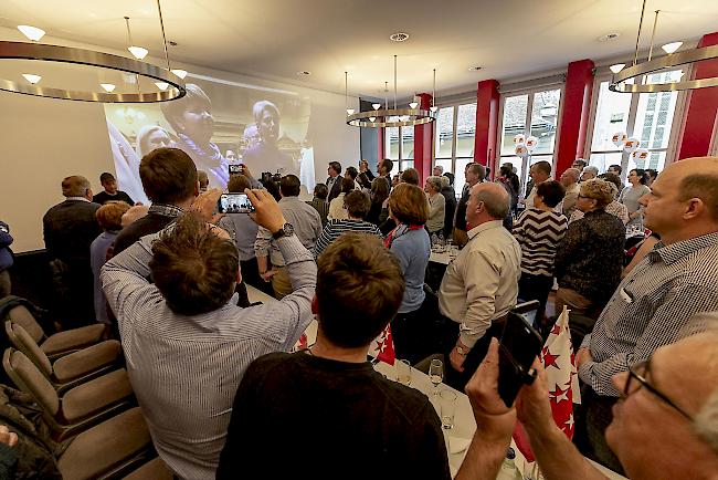 Die Anhänger von Viola Amherd sind in Feststimmung.