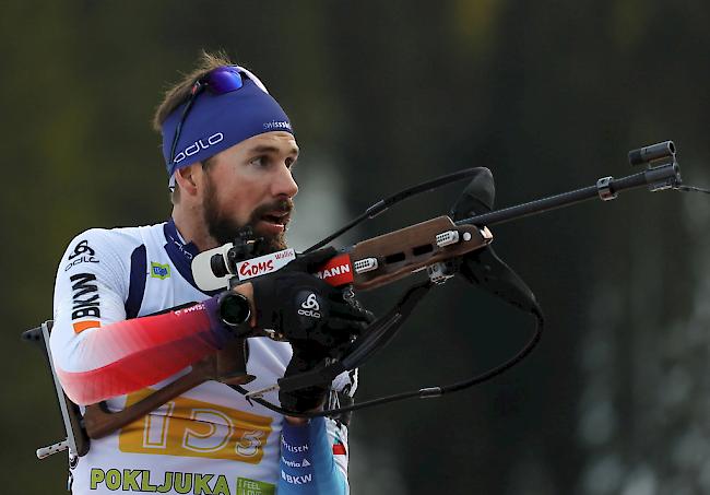 Benjamin Weger mit vier Fehlern beim Weltcup-Start in Pokljuka.