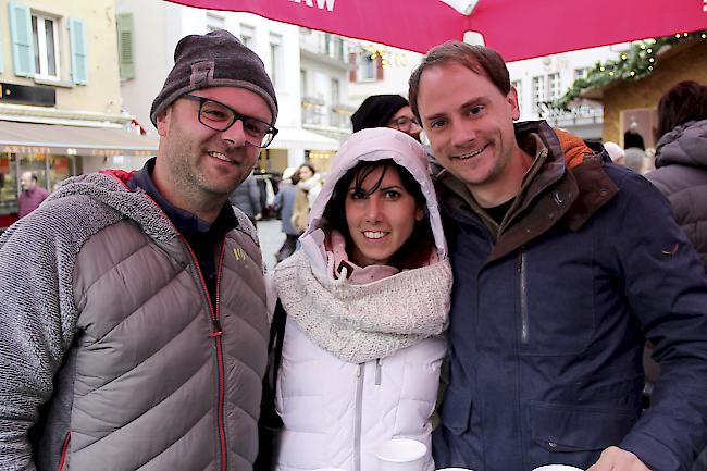 Andrea Stella (39) und Giordana Codoni (33), Mendrisio, Sascha Dany (33), Naters.