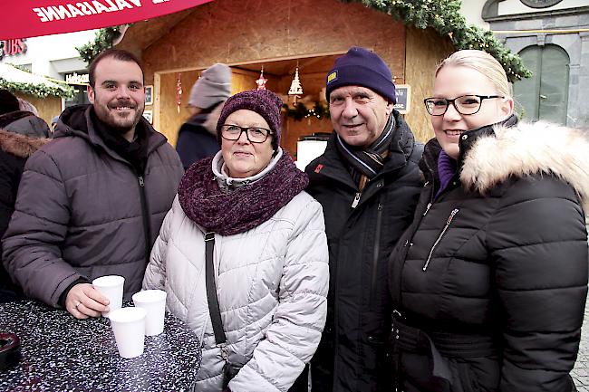 Yves Poletti (33), Margreth Poletti (66), Christoph Poletti (62) und Michèle Strebel (29), Flüelen.