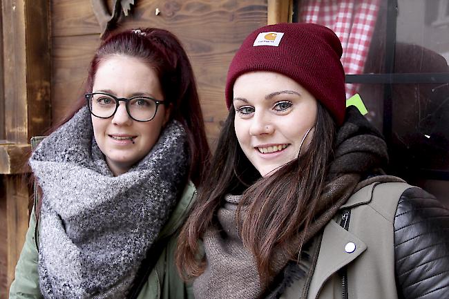 Annina Dumoulin (24), Gampel, und Michèle Zenhäusern (22), Raron.