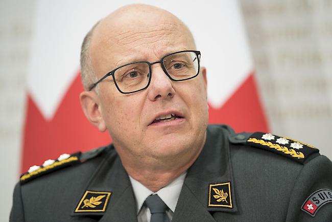Armee-Chef Rebord freut sich auf die Zusammenarbeit mit Bundesrätin Viola Amherd.