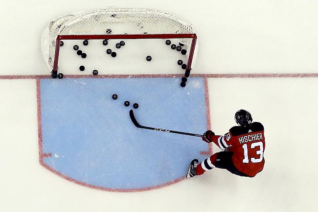 Noch am Vortag war Nico Hischier Matchwinner für die Devils.