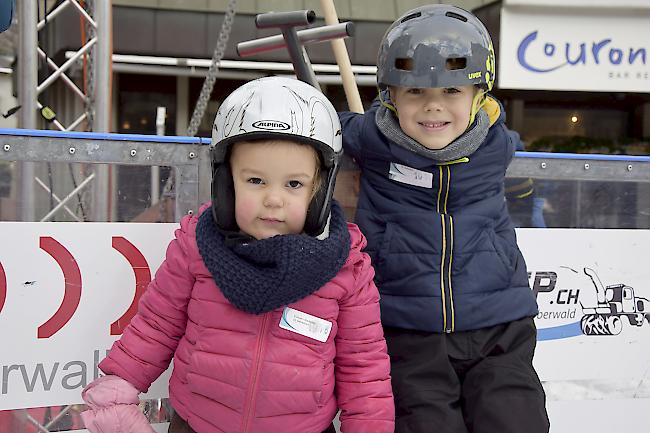 Valerie (3) und David (6) Heidenfelder, Brig.