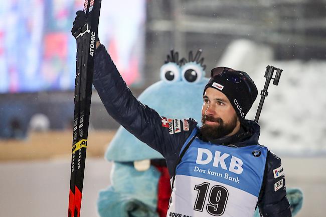 Der Biathlet Benjamin Weger nutzte seine hervorragende Ausgangslage in der Verfolgung von Nove Mesto nicht.