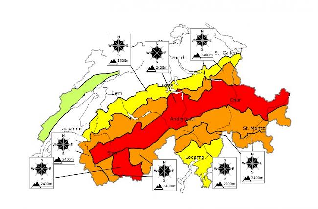 In vielen Gebieten der Alpen gilt die zweithöchste Lawinen-Warnstufe.