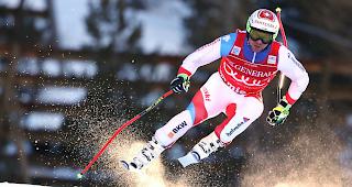 Feuz verlor im zweiten Training 77 Hundertstel auf die Bestzeit.