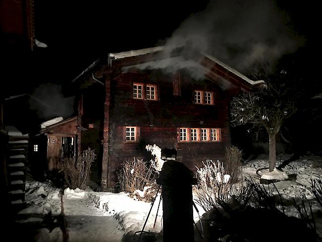 Am Donnerstagabend ist in einem Wohnhaus in Blitzingen ein Brand ausgebrochen.