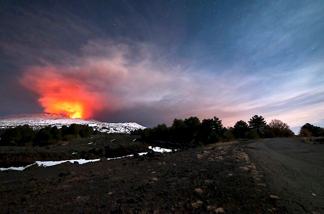 Der Ätna gehört zu den aktivsten Vulkanen der Welt.