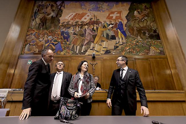 Nicht überfordert. Die Walliser Kantonsregierung in den ersten 20 Monaten der Legislatur.