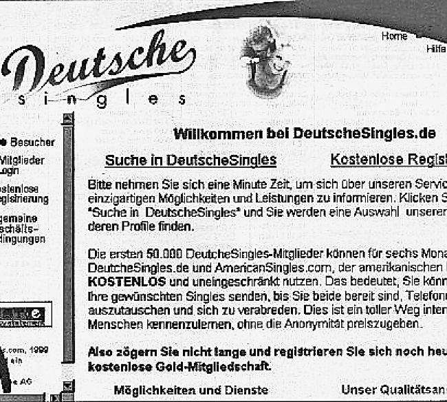 Partnersuche im netz artikel