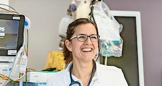 Klare Entscheidungen. Anja K&eacute;ry will sich in Visp zur Notfall&auml;rztin weiterbilden.