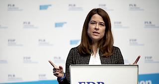 K&auml;mpferisch. F&uuml;r die eidgen&ouml;ssischen Wahlen im Herbst verspricht FDP-Pr&auml;sidentin Petra G&ouml;ssi einen &laquo;harten aber fairen&raquo; Wahlkampf.