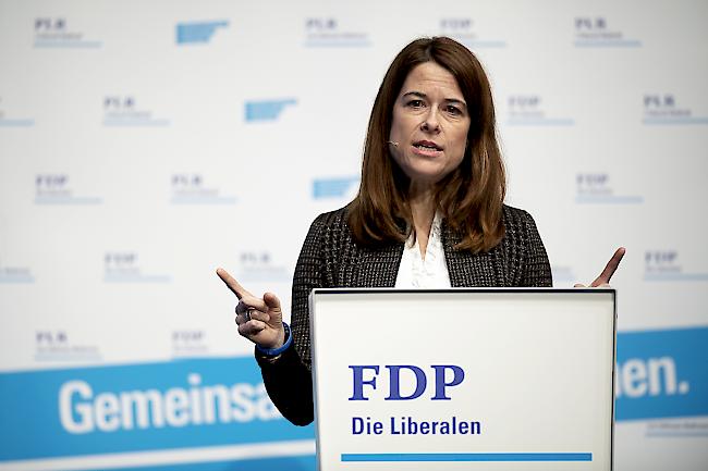 Kämpferisch. Für die eidgenössischen Wahlen im Herbst verspricht FDP-Präsidentin Petra Gössi einen «harten aber fairen» Wahlkampf.