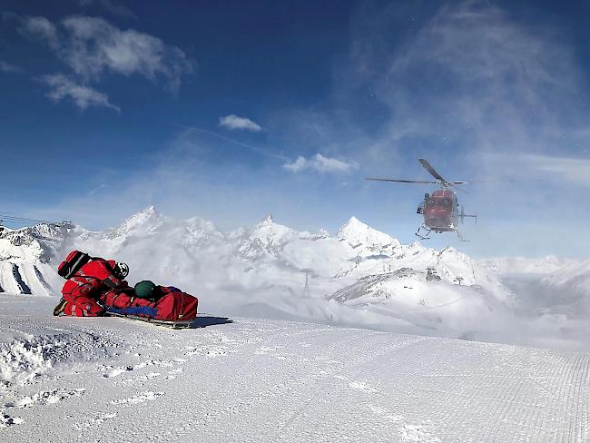 Auch nach den Festtagen herrscht bei der Air Zermatt Hochbetrieb.