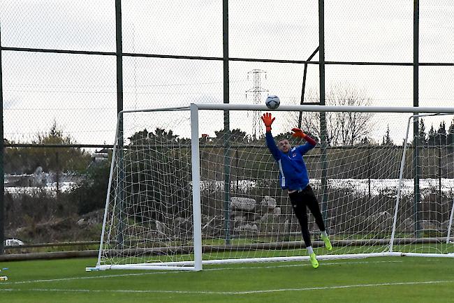 Das Sittener Goalie-Quartett: Anthony Maissonial