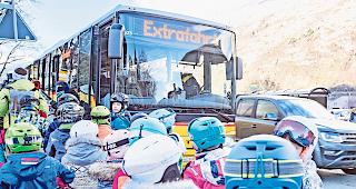 Auf die Piste. Die Durchf&uuml;hrung der Schneesporttage liess sich die Stadtgemeinde Brig-Glis 2017 112&thinsp;000 Franken kosten.