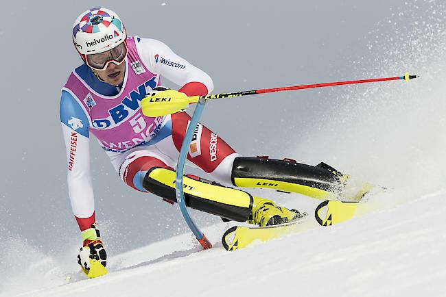 Daniel Yule schaffte auch im sechsten Slalom des Winters eine Klassierung in den Top Ten. 
