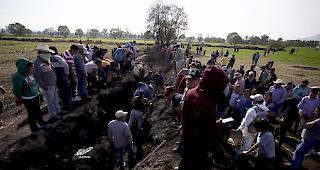 Defekte Leitung. Dutzende Menschen starben am Wochenende bei einer Explosion einer&nbsp;Benzinleitung&nbsp;in&nbsp;Mexiko.