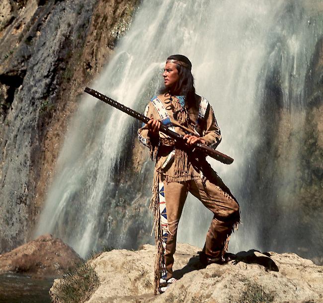 Apachen-Häuptling. Der französische Schauspieler Pierre Brice als «Winnetou».