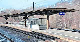 Der Bahnhof in Raron wird voraussichtlich 2024 behindertengerecht umgebaut.