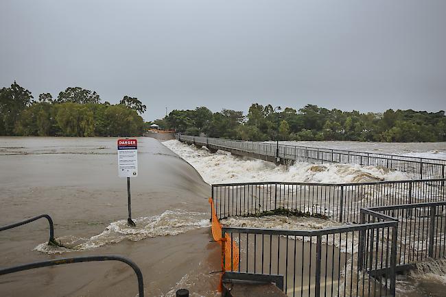 Nach der Hitzewelle Anfang Januar führten schwere Regenfälle im Nordosten von Australien zu Überschwemmungen.