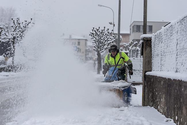 Im Tessin war es im Januar 2019 staubtrocken. Kaum hat der Februar begonnen, hat die Trockenheit im Süden der Schweiz ein Ende.