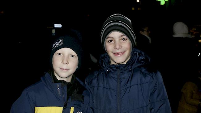 Thierry Gsponer (10) und Matteo Morciano (10) aus Susten.