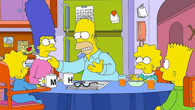 «Die Simpsons». Die längste laufende Primetime-Serie mit eigenem Drehbuch in der TV-Geschichte der USA.