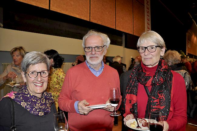 Marie-Noelle Rogenmoser (71), Paul Arnold (70) und Margrit Arnold-Klein (70), alle aus Brig.