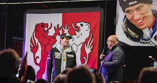 Impressionen vom Empfang von Ramon Zenh&auml;usern in Visp.