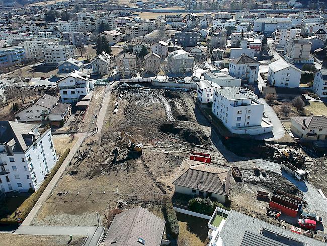 Bauplatz. Auf einer Fläche von rund 8000 Quadratmetern entsteht nördlich der Gliserallee neuer Wohnraum.
