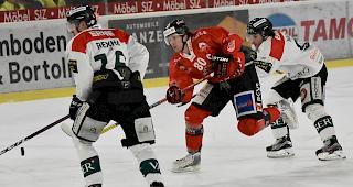 Heynen im Vormarsch, es gab keinen Ansturm mehr des EHC Visp gegen das Saisonende.