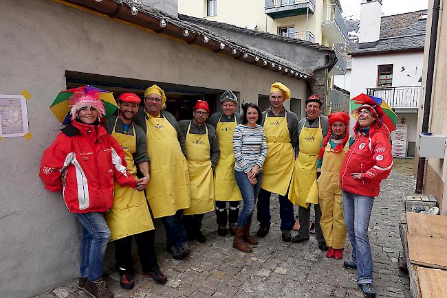 Die AGREZA-Mannschaft konnte am frühen Nachmittag mit ihrem Helferstab eine positive Bilanz ziehen.