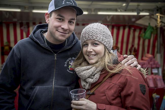 Moritz Schmidt (32), Unterbäch, Sabrina Studer (29), Eischoll.