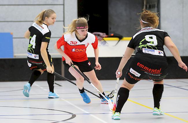 Comeback geschaftt, aber wieder vergeben. Die Damen der Visper Lions verlieren daheim im ersten Playoff-Spiel.