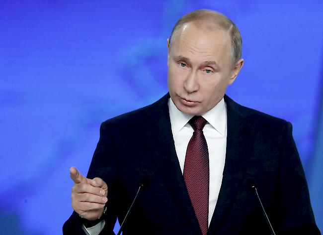 Spionage. Die russischen Geheimdienste hätten im vergangenen Jahr mehr als 460 ausländische Agenten entlarvt, erklärte Putin am Mittwoch.