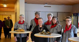 Pia Eggel, Co-Pr&auml;sidentin, Karin Ritler, Kursverantwortliche, Agnes Schneider Wermelinger, Referentin, Evi Zeiter, Aktuarin, Rita Brantschen, Kassierin, Madeleine Schmidli, Co-Pr&auml;sidentin (von links).