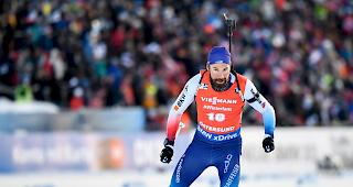 Verfolgungsrennen. Der Gommer Benjamin Weger l&auml;uft auf den 8. Rang.