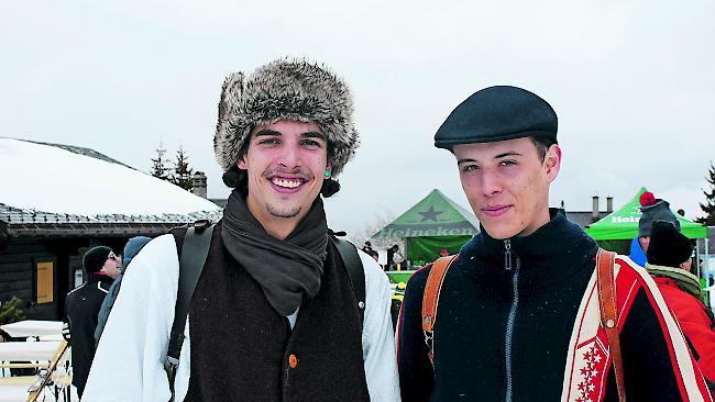 Yannic Heynen (25), Lalden, und Robin Taco (19), Visp.