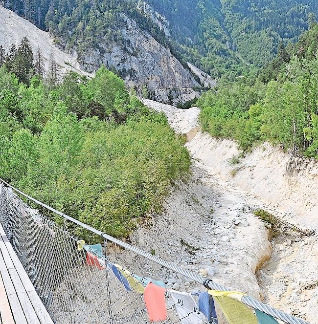 Die Bhutanbrücke wird saniert.