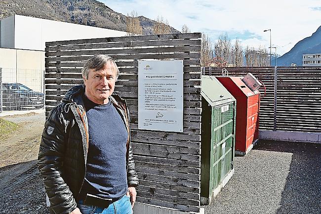 Rolet Gruber ist zufrieden mit der Abfallentwicklung im Lonzastädtchen.