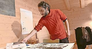 Vielseitig. Arman Vahanyan ist ein &uuml;beraus vielseitiger K&uuml;nstler, f&uuml;hlt sich in der Druckgrafik ebenso zu Hause wie in der Malerei.