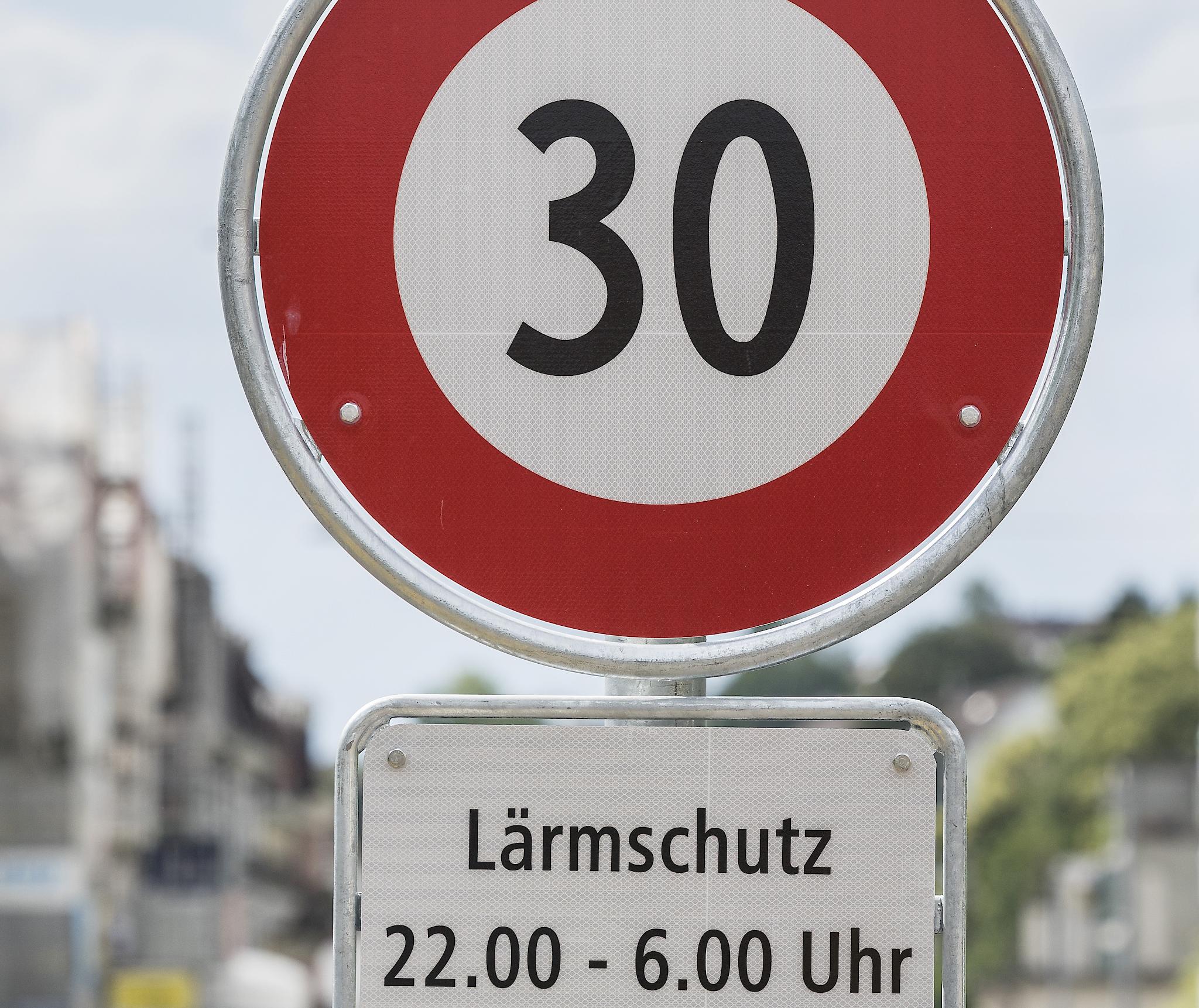 Geschwindigkeitsmessung im Kanton