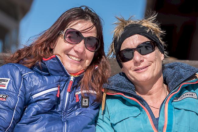Carla Theler (52) und Sibylle Brantschen (43) aus Grächen.