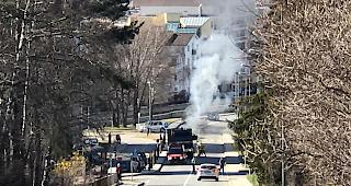In Brig-Glis kam es am Freitagnachmittag zu einem Fahrzeugbrand. 
