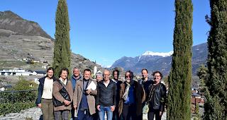 Vertreter der Dienststelle f&uuml;r Landwirtschaft mit Delegierten aus Frankreich und Verantwortlichen des Bundesamts f&uuml;r Landwirtschaft (Amt f&uuml;r Direktzahlungen).