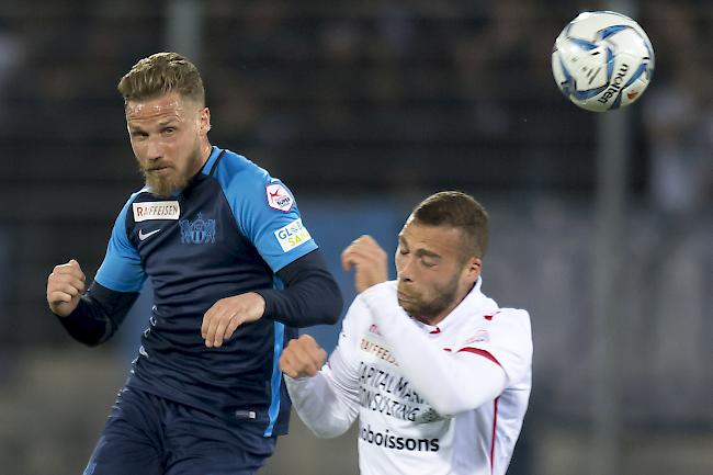 Kasami im Luftduell gegen FCZ-Sertic, Sittens Vorteile waren grösser als das eine Tor.