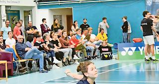 K&auml;mpferisch. Salome N&auml;pfli verlor den ersten Satz 26:28.